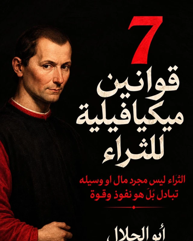 ٧ قوانين ميكيافيلية للثراء