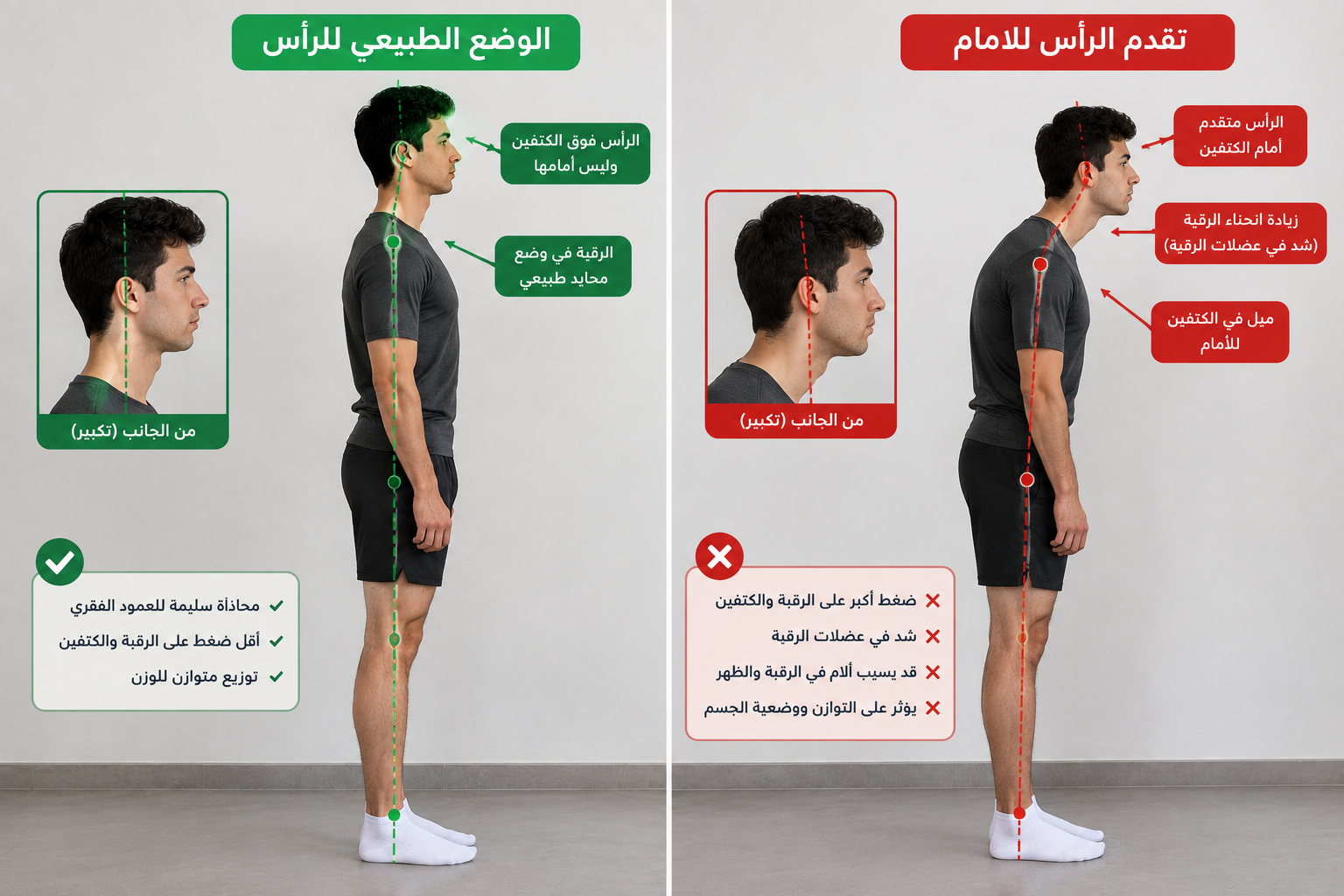 تقدم الرأس للأمام