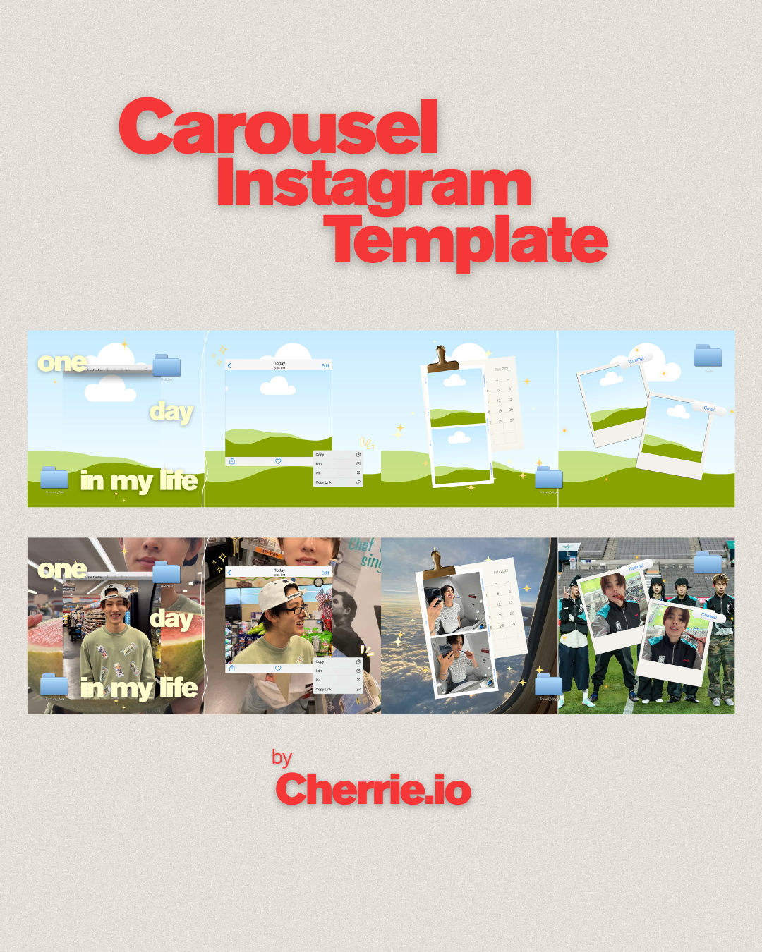 One Day in My Life - Carousel Template