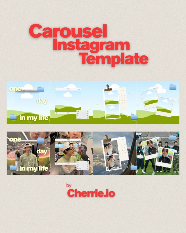 One Day in My Life - Carousel Template