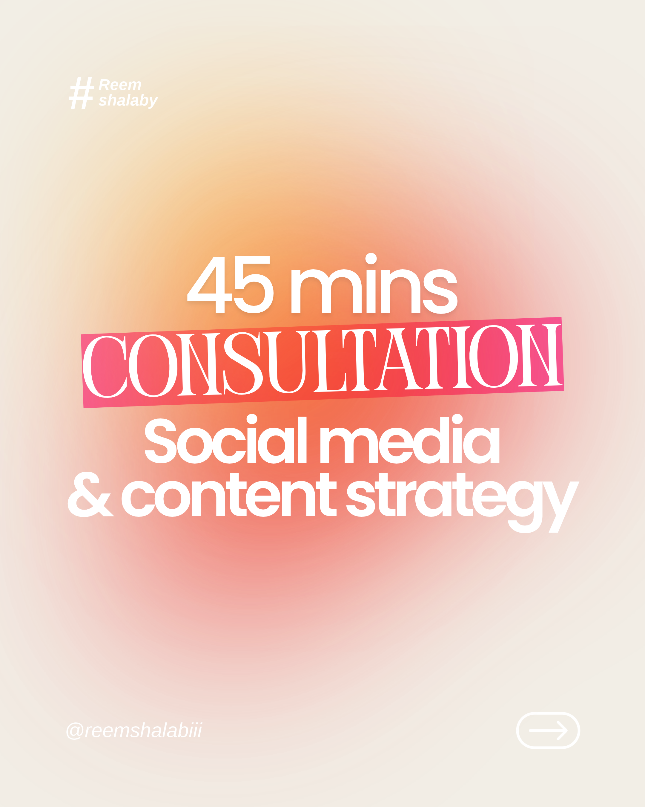 45-Minute Social Media Strategy Consultation