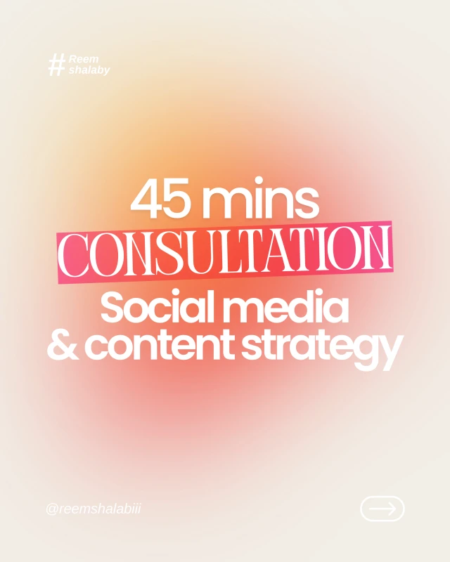 45-Minute Social Media Strategy Consultation